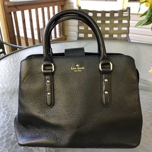 Kate Spade Black Handbag with Crossbody Strap
